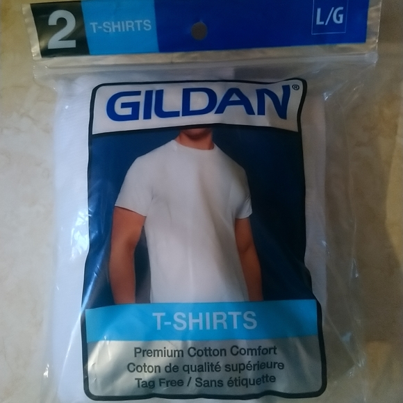 10/55$ ❤️ Gildan 2 white tshirt